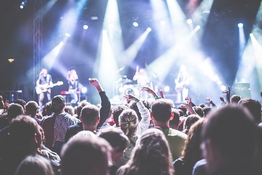 a music concert